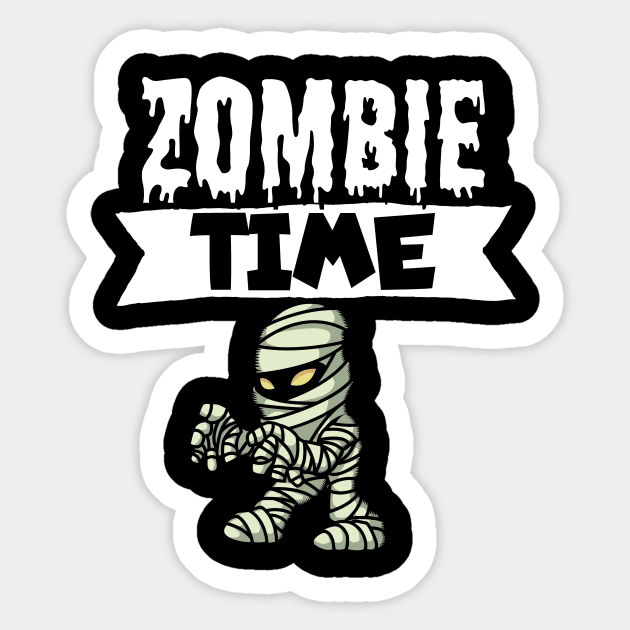 Zombie time Sticker by maxcode